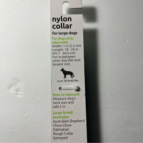 PetShoppe Black Nylon Dog Collar for Large Dogs New - Picture 4 of 4
